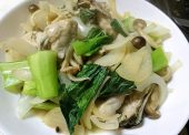 モニター様からのレシピ集「牡蛎と野菜の炒め物」